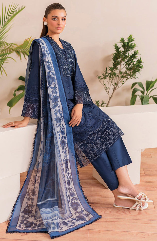 Xenia - XENIA PRINTKARI LAWN'25 EMBROIDERED SUITS UNSTITCHED 3 PIECE - SUMMER COLLECTION - aubranz.com