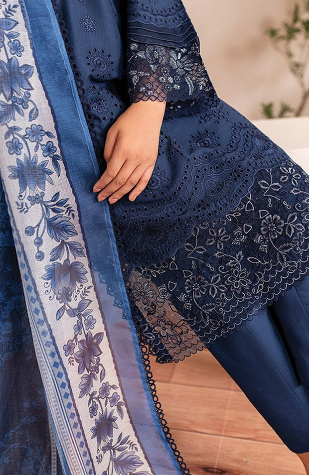 Xenia - XENIA PRINTKARI LAWN'25 EMBROIDERED SUITS UNSTITCHED 3 PIECE - SUMMER COLLECTION - aubranz.com