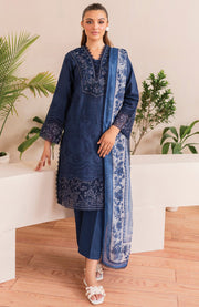 Xenia - XENIA PRINTKARI LAWN'25 EMBROIDERED SUITS UNSTITCHED 3 PIECE - SUMMER COLLECTION - aubranz.com
