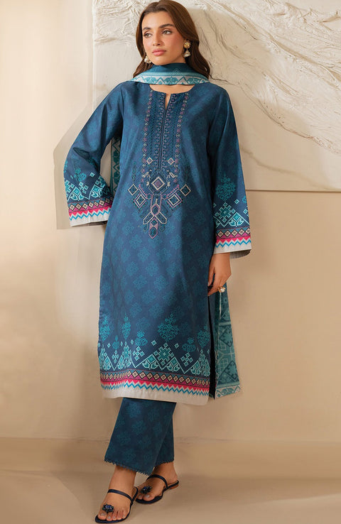Xenia - Xenia Lawn'25 Embroidered Suits Unstitched 3 Piece - Summer Collection - aubranz.com