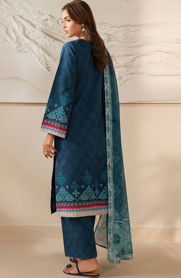 Xenia - Xenia Lawn'25 Embroidered Suits Unstitched 3 Piece - Summer Collection - aubranz.com