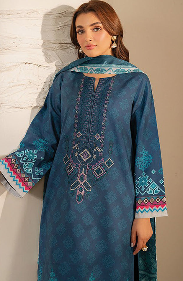 Xenia - Xenia Lawn'25 Embroidered Suits Unstitched 3 Piece - Summer Collection - aubranz.com