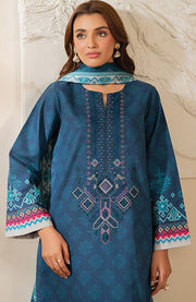 Xenia - Xenia Lawn'25 Embroidered Suits Unstitched 3 Piece - Summer Collection - aubranz.com