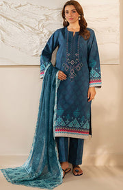 Xenia - Xenia Lawn'25 Embroidered Suits Unstitched 3 Piece - Summer Collection - aubranz.com