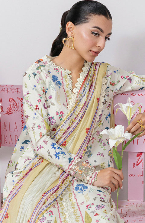 Qalamkar - Q Prints Vol II'25 by Qalamkar Printed Lawn Suits Unstitched 3 Piece - Summer Collection - aubranz.com