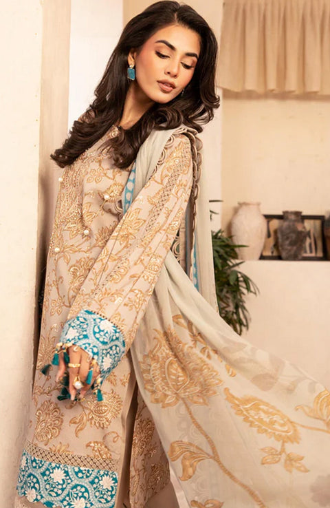 Mariab - M Basic Eid II Collection'25 Printed Lawn Suits Unstitched 3 piece - summer collection - aubranz.com