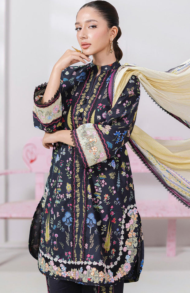 Qalamkar - Q Prints Vol II'25 by Qalamkar Printed Lawn Suits Unstitched 3 Piece - Summer Collection - aubranz.com