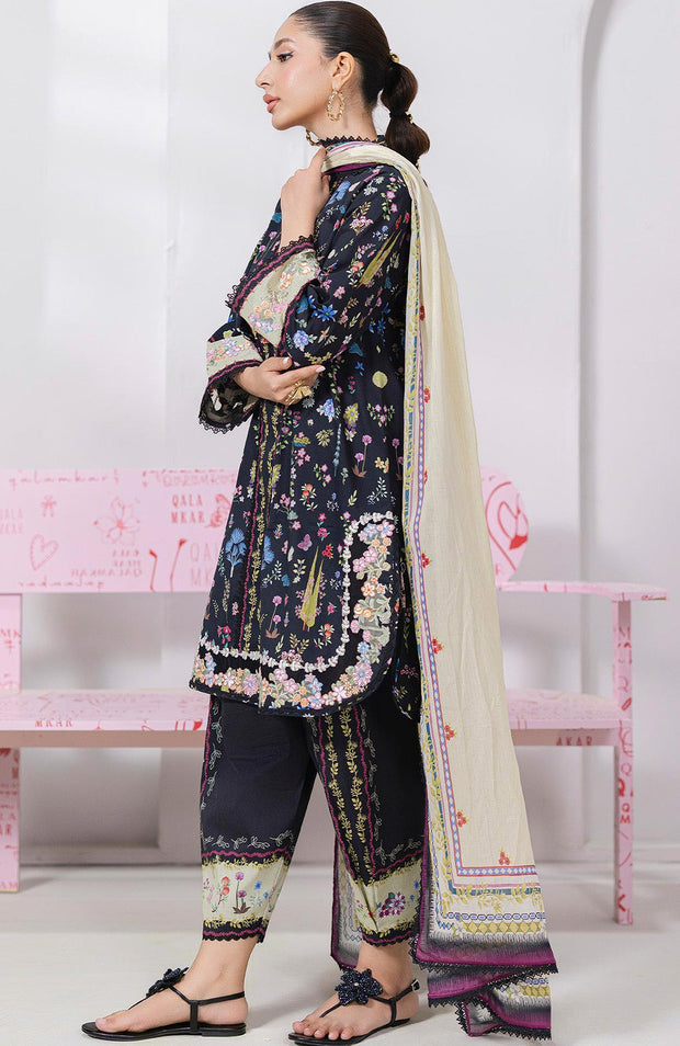 Qalamkar - Q Prints Vol II'25 by Qalamkar Printed Lawn Suits Unstitched 3 Piece - Summer Collection - aubranz.com