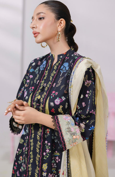 Qalamkar - Q Prints Vol II'25 by Qalamkar Printed Lawn Suits Unstitched 3 Piece - Summer Collection - aubranz.com