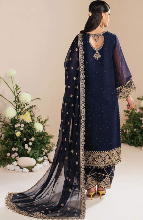 Alizehbybilal - Alizeh Reena Handcrafted Eid Edit'25 Embroidered Chiffon Suits Unstitched 3 Piece - Summer Collection - aubranz.com