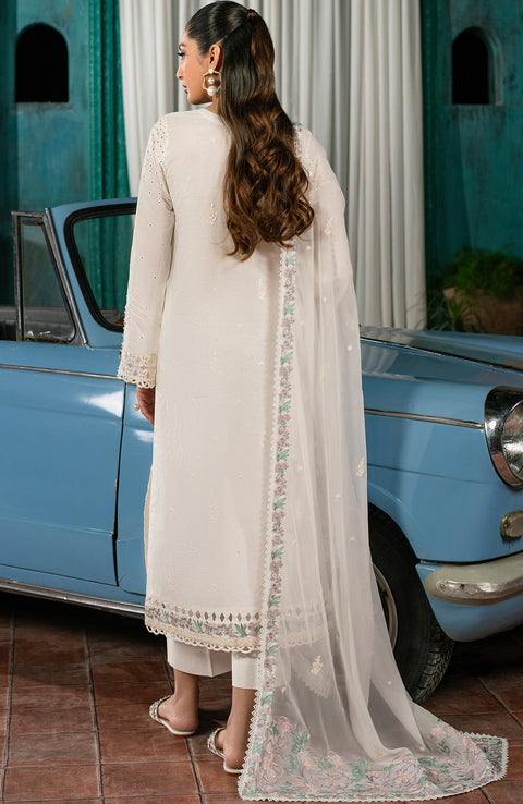 Zarif - Lamhay Luxury Lawn'25 By Zarif Embroidered Suits Unstitched 3 Piece - Summer Collectiom - aubranz.com