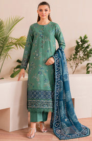 Xenia - XENIA PRINTKARI LAWN'25 EMBROIDERED SUITS UNSTITCHED 3 PIECE - SUMMER COLLECTION - aubranz.com