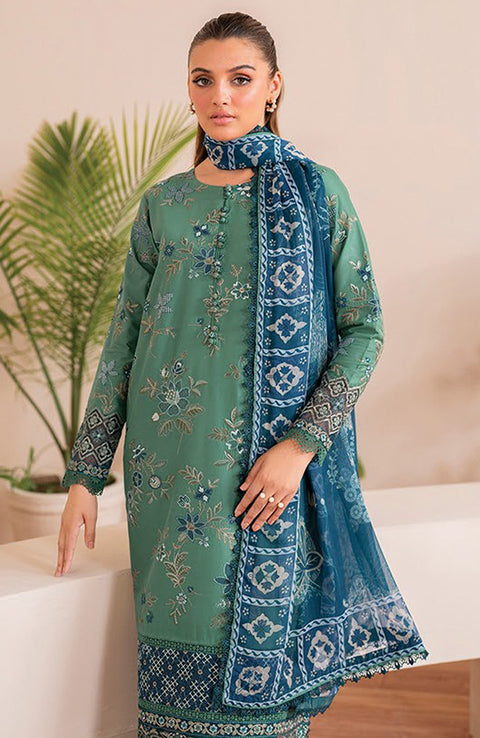 Xenia - XENIA PRINTKARI LAWN'25 EMBROIDERED SUITS UNSTITCHED 3 PIECE - SUMMER COLLECTION - aubranz.com