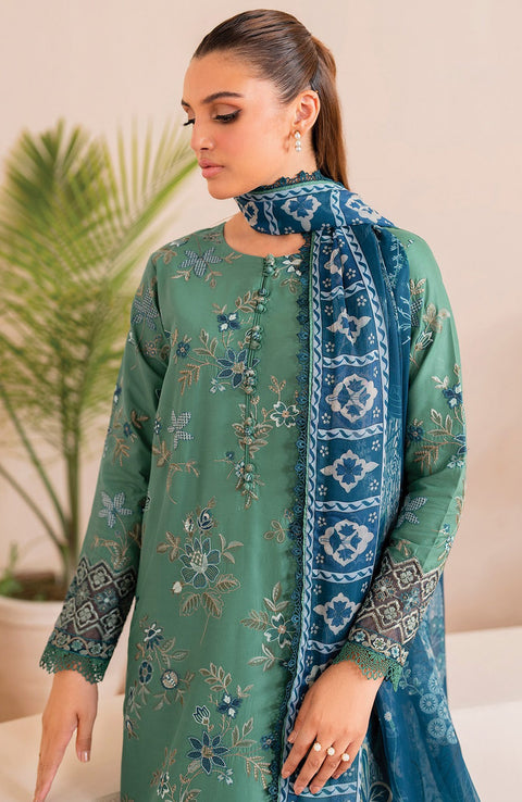 Xenia - XENIA PRINTKARI LAWN'25 EMBROIDERED SUITS UNSTITCHED 3 PIECE - SUMMER COLLECTION - aubranz.com