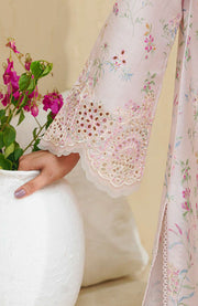Abyaan - Aabyaan Shezlin Chikankari Lawn'25 Embroidered Suit Unstitched 3 Piece - Summer Collection - aubranz.com