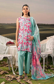 Mariab - M BASIC PRE-FALL CASUAL'25 BY MARIA B PRINTED ARABIC LAWN SUITS UNSTITCHED 3 PIECE - SUMMER COLLECTION - aubranz.com