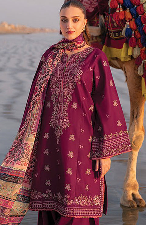 Xenia - Xenia Lawn'25 Embroidered Suits Unstitched 3 Piece - Summer Collection - aubranz.com