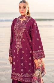 Xenia - Xenia Lawn'25 Embroidered Suits Unstitched 3 Piece - Summer Collection - aubranz.com