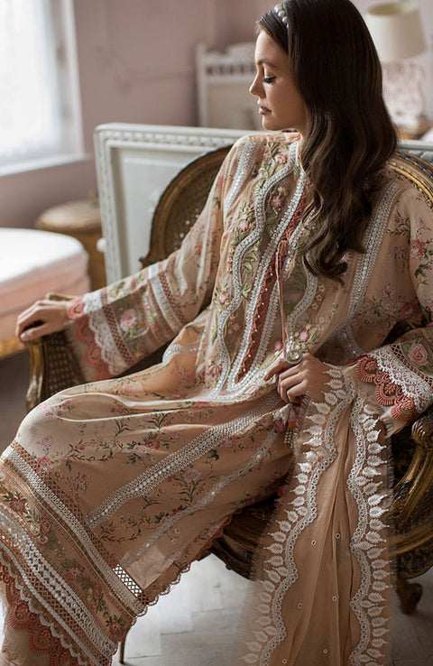 Sobia_Nazir - Luxury Lawn By Sobia Nazir'24 Unstitched 3 Piece Summer Collection - aubranz.com