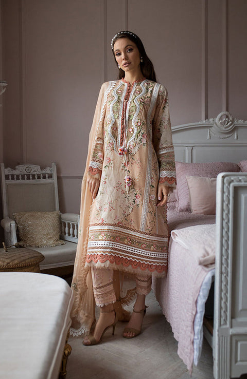 Sobia_Nazir - Luxury Lawn By Sobia Nazir'24 Unstitched 3 Piece Summer Collection - aubranz.com