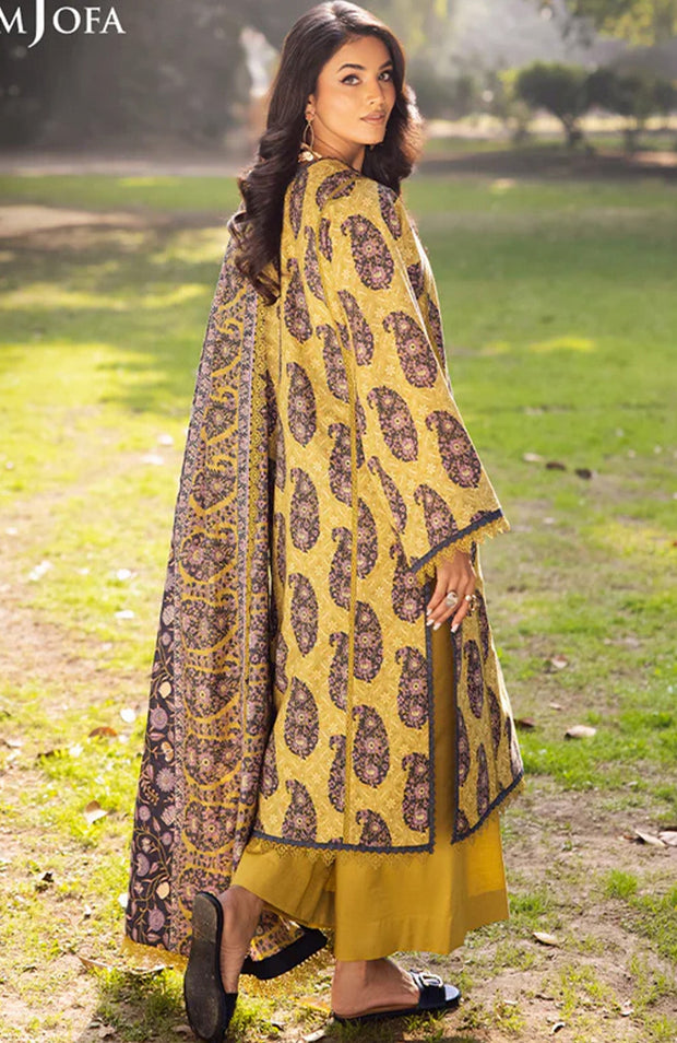 Asimjofa - Asim Jofa Lawn'25 Printed Suits Unstitched 3 Piece - Summer Collection - aubranz.com