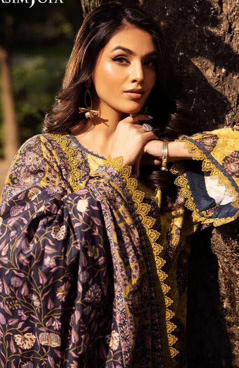Asimjofa - Asim Jofa Lawn'25 Printed Suits Unstitched 3 Piece - Summer Collection - aubranz.com