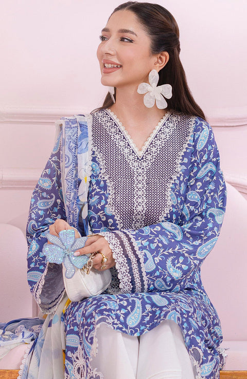 Qalamkar - Q Prints Vol II'25 by Qalamkar Printed Lawn Suits Unstitched 3 Piece - Summer Collection - aubranz.com