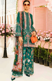 Mariab - MPrint Eid Edit'25 By Maria B Embroidered Lawn Suits Unstitched 3 Piece - Summer Collection - aubranz.com