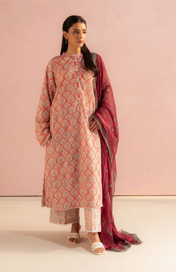 Zara_Shahjahan - Coco Prints'25 by Zara Shahjahan Printed Lawn Suit Unstitched 3 Piece - Summer Collection - aubranz.com
