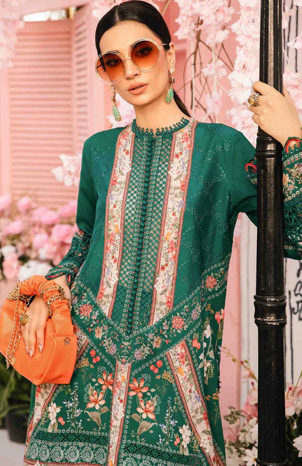 Mariab - MPrint Eid Edit'25 By Maria B Embroidered Lawn Suits Unstitched 3 Piece - Summer Collection - aubranz.com