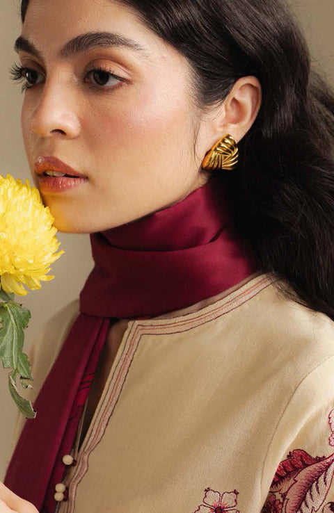 Zara_Shahjahan - COCO WINTER'25 BY ZARA SHAHJAHAN EMBROIDERED KHADDAR SUITS UNSTITCHED 3 PIECE - WINTER COLLECTION - aubranz.com