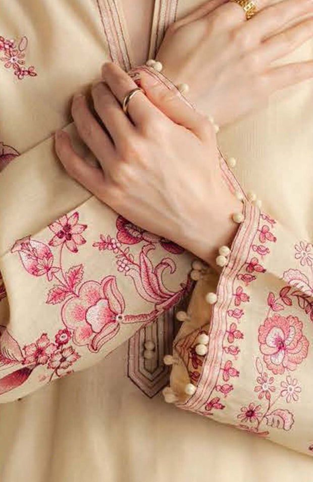 Zara_Shahjahan - COCO WINTER'25 BY ZARA SHAHJAHAN EMBROIDERED KHADDAR SUITS UNSTITCHED 3 PIECE - WINTER COLLECTION - aubranz.com