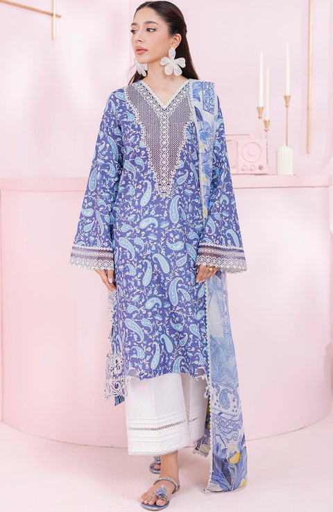 Qalamkar - Q Prints Vol II'25 by Qalamkar Printed Lawn Suits Unstitched 3 Piece - Summer Collection - aubranz.com