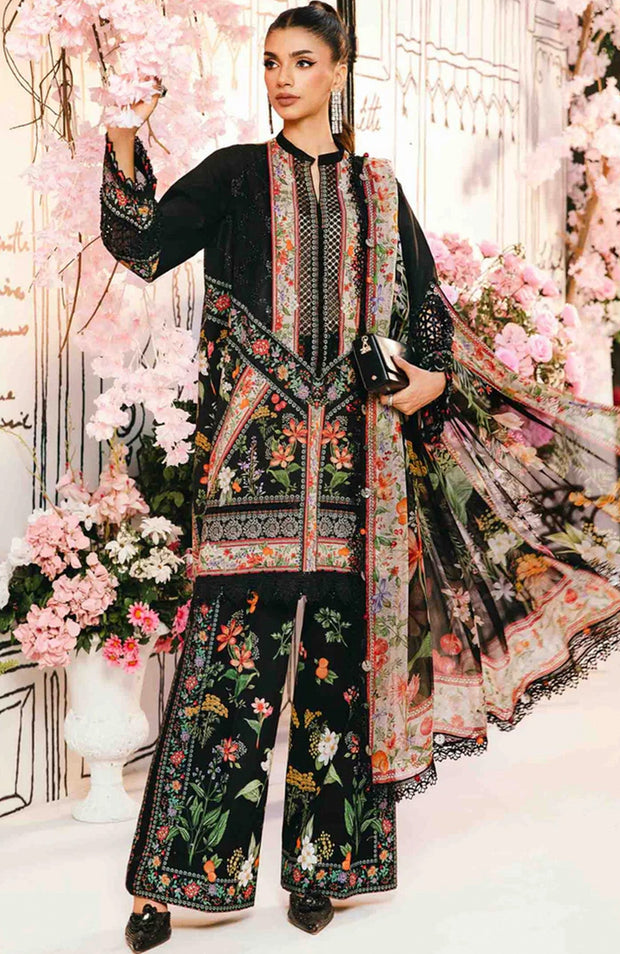 Mariab - MPrint Eid Edit'25 By Maria B Embroidered Lawn Suits Unstitched 3 Piece - Summer Collection - aubranz.com