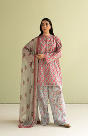 Zara_Shahjahan - Coco Prints'25 by Zara Shahjahan Printed Lawn Suit Unstitched 3 Piece - Summer Collection - aubranz.com