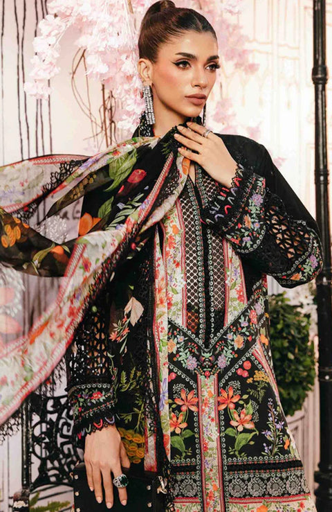 Mariab - MPrint Eid Edit'25 By Maria B Embroidered Lawn Suits Unstitched 3 Piece - Summer Collection - aubranz.com