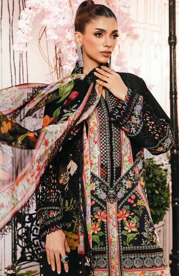 Mariab - MPrint Eid Edit'25 By Maria B Embroidered Lawn Suits Unstitched 3 Piece - Summer Collection - aubranz.com