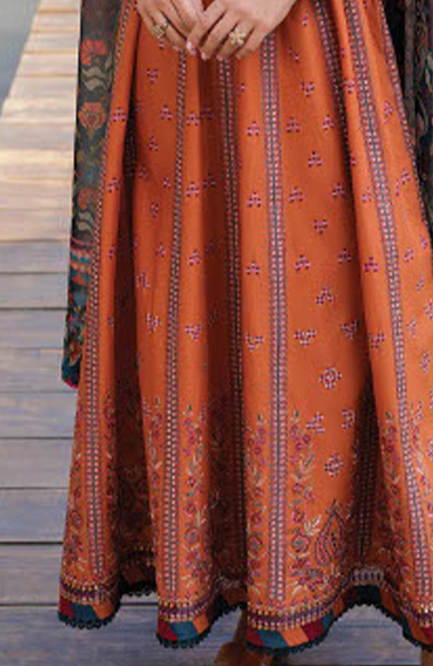 Xenia - Xenia Luxury Lawn'25 Embroidered Suits Unstitched 3 Piece - Summer Collection - aubranz.com