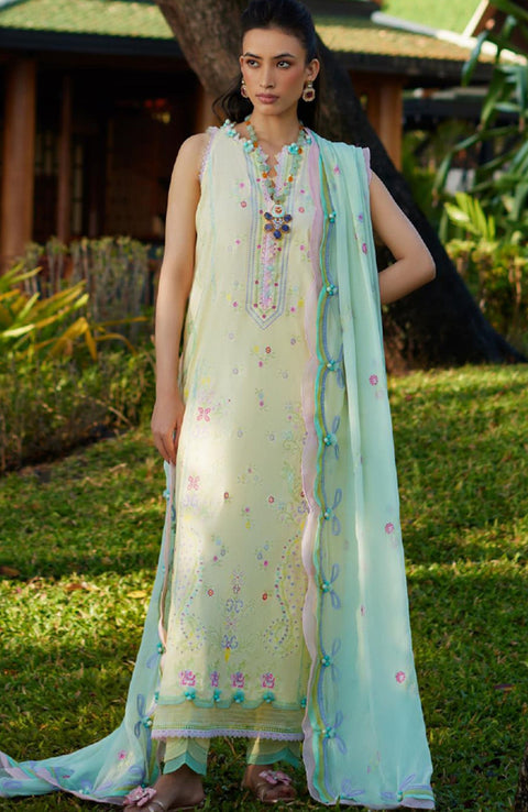 Fta - Suay Embroidered Lawn By Farah Talib'24 Unstitched 3 Piece Summer Collection - aubranz.com