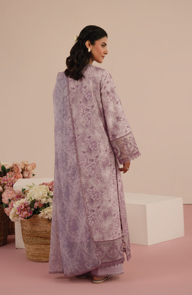 Afrozeh - Floral Charm'25 by Afrozeh Embroidered Lawn Suits Unstitched 3 Piece - Summer Collection - aubranz.com