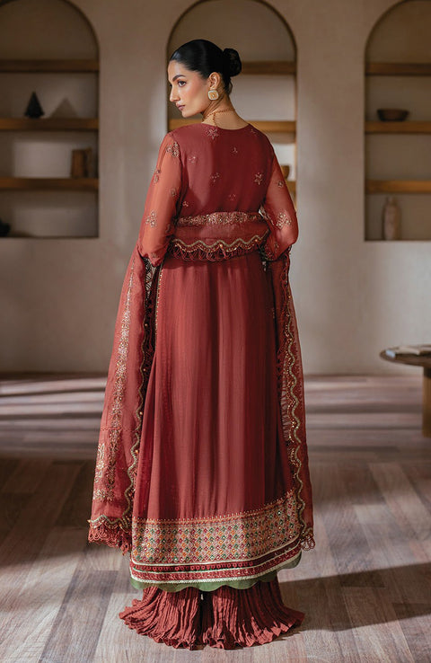 Xenia - Niran by Xenia Embroidered Chiffon Suits Unstitched 3 Piece - Formals Collection - aubranz.com
