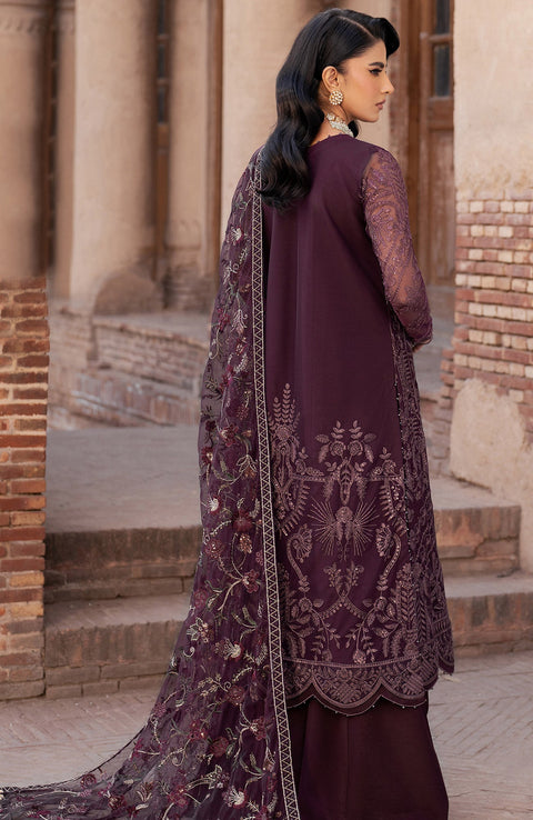 Zarif - SHEHNAI BY ZARIF EMBROIDERED NET SUITS UNSTITCHED 3 PIECE - FORMAL COLLECTION - aubranz.com