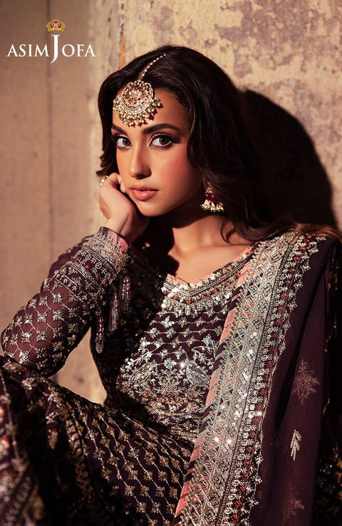 Asimjofa - Bekhudi by Asim Jofa Embroidered Suit Unstitched 3 Piece - Formal Collection - aubranz.com