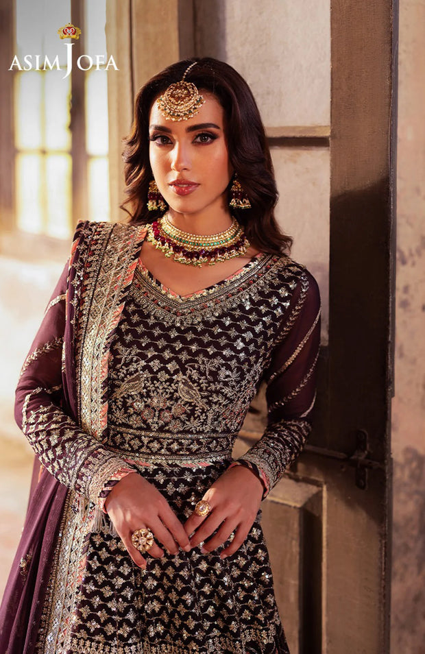 Bekhudi by Asim Jofa – Embroidered Unstitched 3 Piece Suit SKU#AJ40