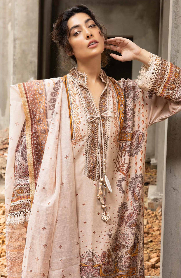 Sobia_Nazir - FALL EDIT COLLECTION'24 BY SOBIA NAZIR 3 PIECE UNSTITCHED WINTER - aubranz.com