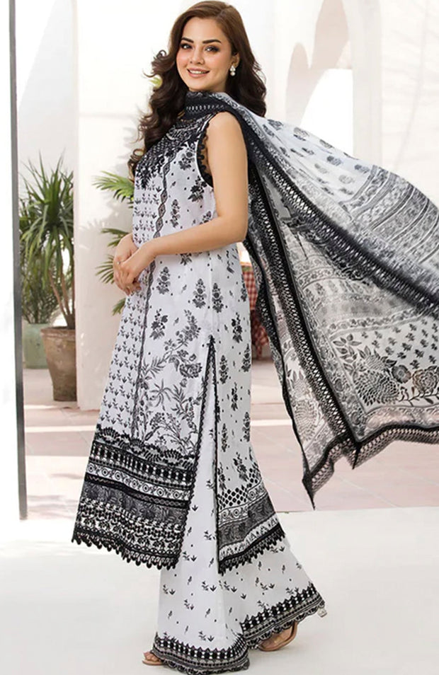 Sobia_Nazir - Sobia Nazir Vital Lawn'25 Embroidered Suits Unstitched 3 Piece - Summer Collection - aubranz.com