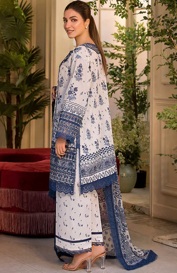 Sobia_Nazir - Sobia Nazir Vital Lawn'25 Embroidered Suits Unstitched 3 Piece - Summer Collection - aubranz.com