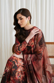 Zarif - Prints by Zarif Georgette Silk'24 Unstitched 3 Piece - WINTER COLLECTION - aubranz.com