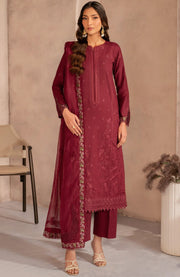 Zarif - Zarif Lawn'25 Embroidered Suits Unstitched 3 Piece - Summer Collection - aubranz.com