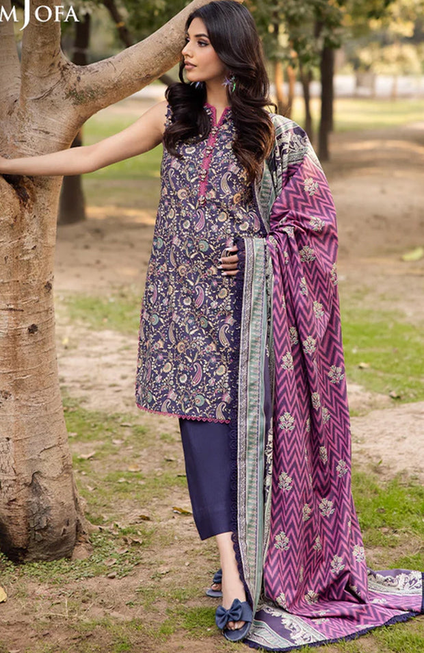 Asimjofa - Asim Jofa Lawn'25 Printed Suits Unstitched 3 Piece - Summer Collection - aubranz.com
